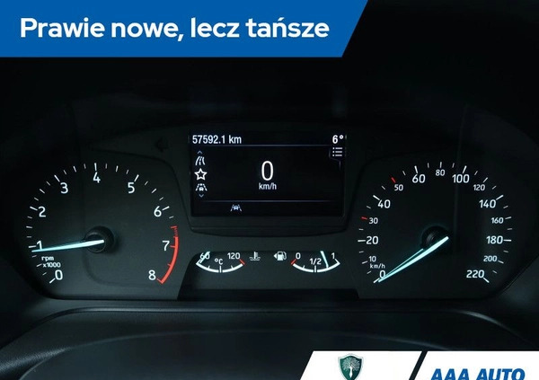 Ford Fiesta cena 55000 przebieg: 57584, rok produkcji 2019 z Krzywiń małe 352